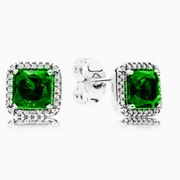 Aretes Pegados Cuadrados — imagen 4