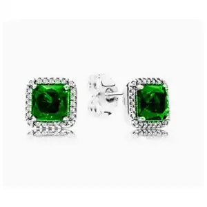 Aretes Pegados Cuadrados miniatura 4