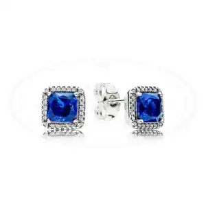Aretes Pegados Cuadrados miniatura 3