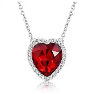 Collar Dije de Corazón 45cm miniatura 4