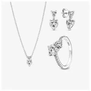 Conjuntos Aretes+Anillo+Cadena miniatura 5