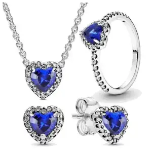 Conjuntos Aretes+Anillo+Cadena miniatura 8