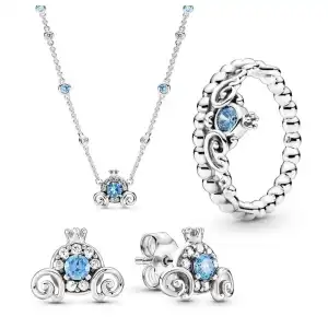 Conjuntos Aretes+Anillo+Cadena miniatura 7
